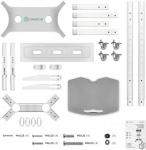 Стойка для телевизора Onkron TS1351 белый 32"-65" макс.50кг напольный мобильный