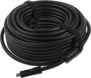 Кабель аудио-видео Ningbo HDMI (m)/HDMI (m) 20м. позолоч.конт. черный