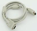 Кабель VGA (m) VGA (m) 1.8м феррит.кольца серый Кабель VGA (m) VGA (m) 1.8м феррит.кольца серый