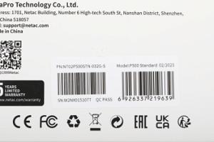 Флеш карта microSDHC 32GB Netac NT02P500STN-032G-S P500 w/o adapter