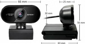 Камера Web A4Tech PK-930HA черный 2Mpix (1920x1080) USB2.0 с микрофоном