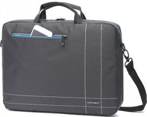 Сумка для ноутбука 15.6" Continent CC-201 GB серый нейлон/полиэстер