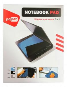 Коврик для мыши PC Pet blue HC01 notebook 3-in-1 голубой
