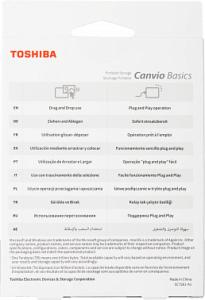 Жесткий диск Toshiba USB 3.0 4Tb HDTB540EK3CA Canvio Basics 2.5" черный