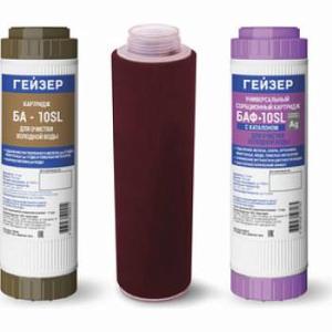 Комплект картриджей Гейзер К-3 для проточных фильтров (упак.:3шт)