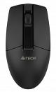 Мышь A4Tech G3-330NS черный оптическая 1200dpi silent беспров. USB 3but