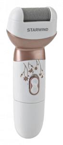 Пилка роликовая Starwind SFB2102 насадок:3шт белый/розовый
