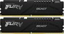 Память DDR5 2x8Gb 5600MHz Kingston KF556C40BBK2-16 Fury Beast RTL Gaming PC5-44800 CL40 DIMM 288-pin 1.25В single rank с радиатором Ret