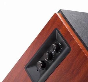 Колонки Edifier R1700BT 2.0 темное дерево 66Вт BT