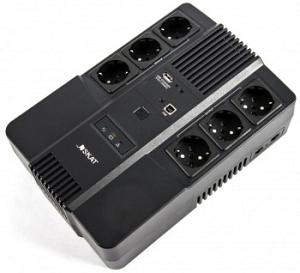 Источник бесперебойного питания Бастион Skat-UPS 600 AI 360Вт 600ВА черный