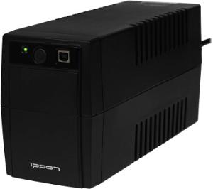 Источник бесперебойного питания Ippon Back Basic 1050 Euro 600Вт 1050ВА черный