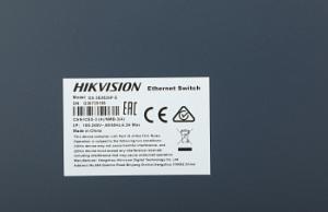 Коммутатор Hikvision DS-3E0526P-E 25x1Гбит/с 1SFP 24PoE+ 270W неуправляемый