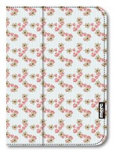 Чехол Merc для iPad mini fabric folio Flower красный