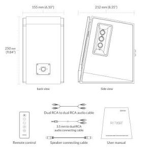 Колонки Edifier R1700BT 2.0 темное дерево 66Вт BT