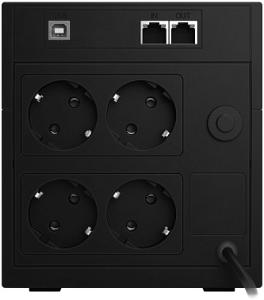 Источник бесперебойного питания Powercom Raptor Plus RPT2200EULCD 1320Вт 2200ВА черный