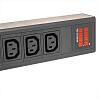 Блок силовых розеток в стойку Negorack PDU16C13_8000_AV