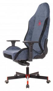 Кресло игровое A4Tech Bloody GC-470 синий с подголов. крестов. металл