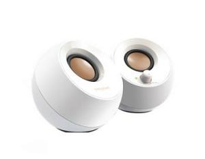 Колонки Creative PEBBLE MF1680 2.0 белый 4.4Вт