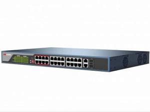 Коммутатор Hikvision DS-3E0326P-E(C) 370W неуправляемый