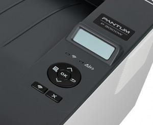 Принтер лазерный Pantum P3010DW A4 Duplex WiFi белый