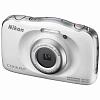 Фотоаппарат Nikon CoolPix W100 белый 13.2Mpix Zoom3x 2.7" 1080p 22Mb SDXC/SD/SDHC CMOS 1x3.1 5minF HDMI/KPr/DPr/WPr/FPr/WiFi/EN-EL19