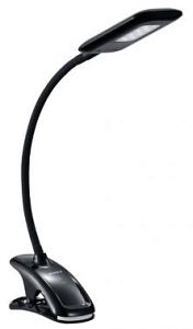 Светильник настольный Supra 10927 на прищепке светодиодный черный 5Вт