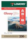 Фотобумага Lomond 0102035 10x15/230г/м2/50л./белый глянцевое для струйной печати
