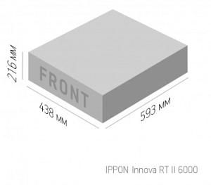Источник бесперебойного питания Ippon Innova RT II 6000 6000Вт 6000ВА черный
