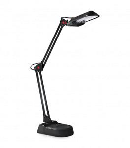 Светильник Camelion KD-017A С02 (3276) настольный на струбцине/подставке 2G7 черный 11Вт