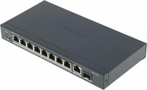 Коммутатор Hikvision DS-3E0510P-E/M 9x1Гбит/с 1SFP 8PoE 58W неуправляемый