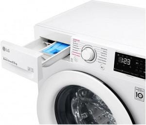 Стиральная машина LG F2V3GS3W класс: A загр.фронтальная макс.:8.5кг белый инвертер