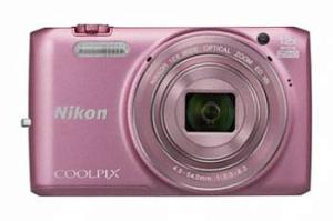 PhotoCamera Nikon CoolPix S6800 pink 16Mpix Zoom12x 3" 1080 25Mb SDHC opt turLCD WiFi Li-Ion