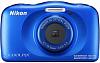 Фотоаппарат Nikon CoolPix W150 синий 13.2Mpix Zoom3x 2.7" 1080p 21Mb SDXC CMOS 1x3.1 5minF HDMI/KPr/DPr/WPr/FPr/WiFi/EN-EL19