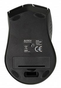 Мышь A4Tech V-Track G9-500F черный оптическая 1200dpi беспров. USB1.1 4but