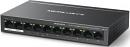Коммутатор Mercusys MS110P (L2) 10x100Мбит/с 8PoE+ 65W неуправляемый