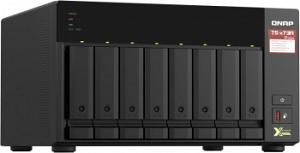 Сетевое хранилище NAS Qnap TS-873A-8G 8-bay настольный Ryzen V1500B