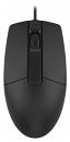 Мышь A4Tech OP-330S черный оптическая 1200dpi silent USB 3but (OP-330S (BLACK))
