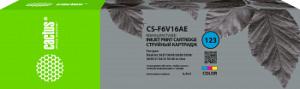 Картридж струйный Cactus CS-F6V16AE №123 многоцветный (9мл) для HP HP DeskJet 2130