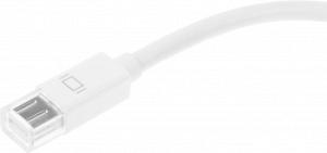 Адаптер Ningbo DVI-D (f) miniDisplayPort (m) 0.245м белый