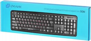 Клавиатура Оклик 90M черный USB