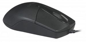 Мышь A4Tech OP-730D черный оптическая 1200dpi USB 4but