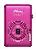 PhotoCamera Nikon CoolPix S02 pink 13.2Mpix Zoom3x 2.5" 1080 7.3Gb CCD IS opt TouLCD Li-Ion