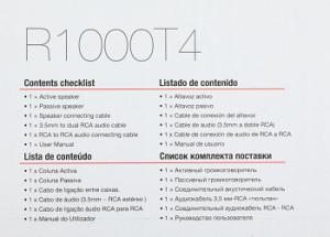 Колонки Edifier R1000T4 2.0 черный 24Вт