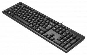 Клавиатура A4Tech KK-3 черный USB (KK-3 USB (BLACK))
