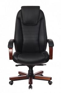 Кресло руководителя Бюрократ T-9923WALNUT черный кожа крестов. металл/дерево