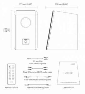 Колонки Edifier R2000DB 2.0 т.дерево 120Вт BT
