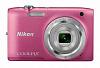 PhotoCamera Nikon CoolPix S2800 pink 20.1Mpix Zoom5x 2.7" 720p 25Mb SDXC CCD IS el EN-EL19