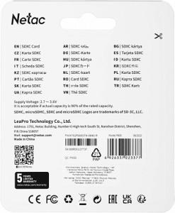 Флеш карта SDXC 64GB Netac NT02P600STN-064G-R P600 w/o adapter