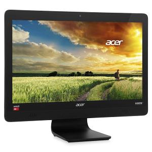 Моноблок Acer Aspire C20-220 19.5" HD+ A6 7310B/4Gb/500Gb/HDG/DVDRW/CR/Free DOS/GbitEth/WiFi/BT/клавиатура/мышь/Cam/черный