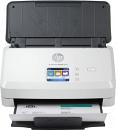 Сканер протяжный HP ScanJet Pro N4000 snw1 (6FW08A) A4 белый/черный
